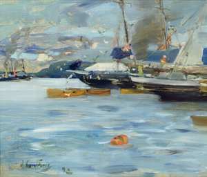 Afgemeerde jachten, Oban, 1893