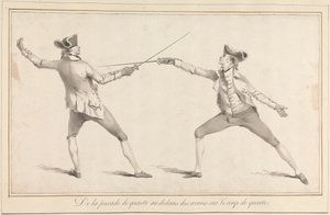 De la Parade de Quarte au Dedans des Armes sur le Coup de Quarte door James Gwin
