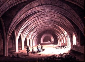 Het klooster bij Fountains Abbey