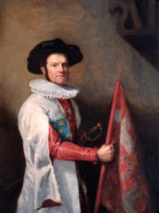 Portret van kolonel John Gurwood, Esquire van de hertog van Wellington, 1837 door James Hall
