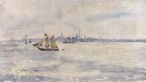 Birkenhead vanaf de Rivier door James Hamilton Hay