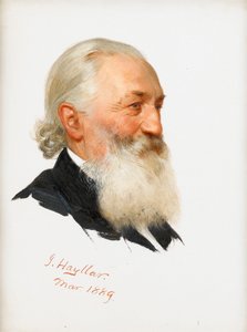 Studie van een bebaarde heer, 1889