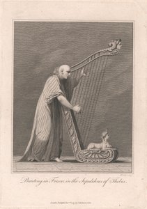 Schilderij in de Grafkamers van Thebe door James Heath