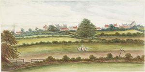 Monkseaton vanuit het Noorden door James Henry Cleet