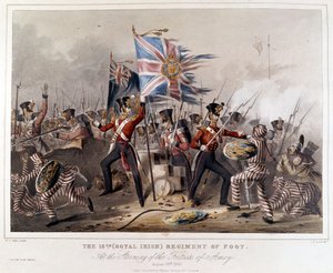 Het 18e (Royal Irish) Regiment of Foot. Bij de Bestorming van Amoy door James Henry Lynch