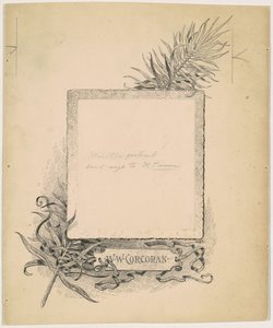 Frontispice, Portret van W. W. Corcoran