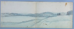 Landschap door James Henry Moser