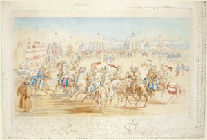 De Melee (Nr. 1), 1839 door James Henry Nixon