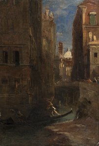 Kijkend naar San Giorgio dei Greci, Venetië, 1844 door James Holland