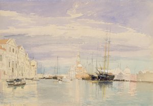 De Giudecca met S. Giorgio Maggiore, Venetië door James Holland
