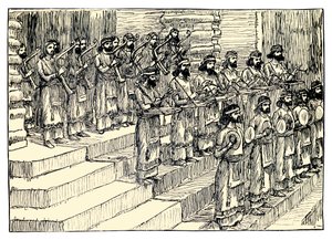 De Muzikanten door J James Tissot - Bijbel