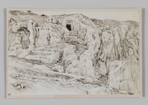 Oude graven, Vallei van Hinnom, illustratie uit Het Leven van Onze Heer Jezus Christus door James Jacques Joseph Tissot