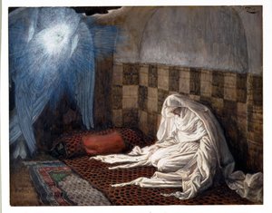 Aankondiging, illustratie voor Het Leven van Christus