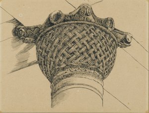 Kapiteel van de Moskee van El-Aksa, illustratie uit Het Leven van Onze Heer Jezus Christus, 1886-94 door James Jacques Joseph Tissot