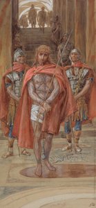 Christus verlaat de rechtszaal, illustratie voor Het Leven van Christus