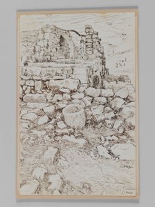 Jobs bron, illustratie uit Het Leven van Onze Heer Jezus Christus door James Jacques Joseph Tissot