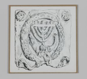 Judaïsch ornament, illustratie uit Het Leven van Onze Heer Jezus Christus door James Jacques Joseph Tissot