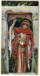 Maria Magdalena voor haar Bekering, illustratie voor Het Leven van Christus door James Jacques Joseph Tissot