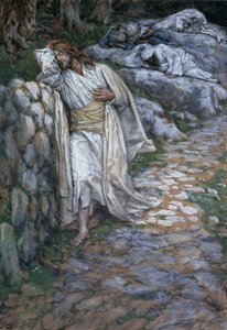 Mijn ziel is zeer bedroefd tot de dood, illustratie voor Het leven van Christus, ca. 1884-96