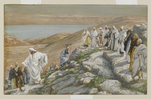 Wijding van de twaalf apostelen, illustratie uit Het leven van onze Heer Jezus Christus