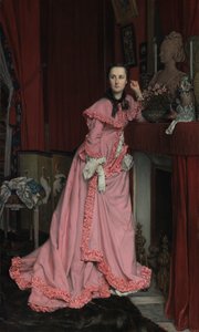 Portret van de Markiezin de Miramon, geboren Thérèse Feuillant door James Jacques Joseph Tissot