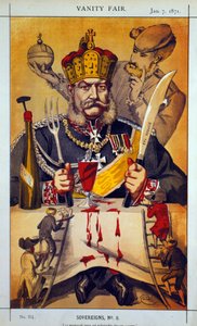 Souvereinen nr. 8 Cartoon uit Vanity Fair, 1871