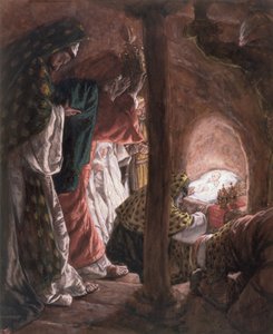 De Aanbidding van de Wijzen, illustratie voor Het Leven van Christus, ca. 1886-94