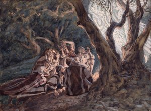 De engelen en de herders, illustratie voor Het leven van Christus, c.1886-94