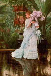 De bos seringen, c.1875 door James Jacques Joseph Tissot