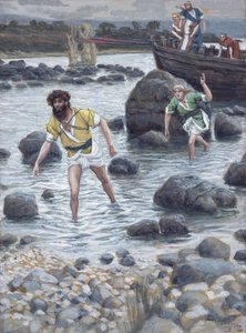 De roeping van St. James en St. John, illustratie voor Het leven van Christus door James Jacques Joseph Tissot