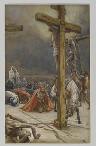 De Bekentenis van Sint Longinus, illustratie uit Het Leven van Onze Heer Jezus Christus, 1886-94 door James Jacques Joseph Tissot