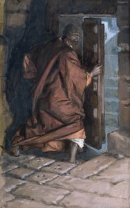 Het vertrek van Judas, illustratie voor Het leven van Christus, ca. 1884-96
