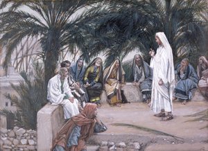 De eersten zullen de laatsten zijn, illustratie voor Het leven van Christus, ca. 1886-94