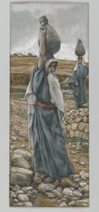 De Heilige Maagd in haar jeugd, illustratie uit Het leven van onze Heer Jezus Christus door James Jacques Joseph Tissot