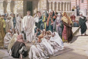 De Farizeeën Ondervragen Jezus, illustratie voor Het Leven van Christus, c.1886-96