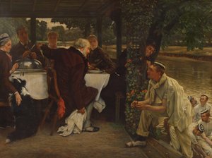 De Verloren Zoon in het moderne leven: Het gemeste kalf, 1880