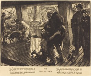 De Terugkeer door James Jacques Joseph Tissot