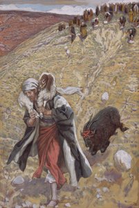De zondebok, illustratie voor Het Leven van Christus door James Jacques Joseph Tissot