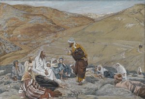 De schriftgeleerde stond om Jezus te verleiden