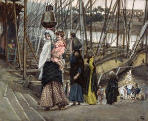 Het Verblijf, Egypte, illustratie voor Het Leven van Christus, c.1886-94 door James Jacques Joseph Tissot