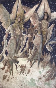De ziel van de berouwvolle dief in het paradijs - uit "Het leven van onze Heer Jezus Christus" - 1899 door James Tissot - La vie de notre seigneur Jésus Christ, door Jacques Joseph