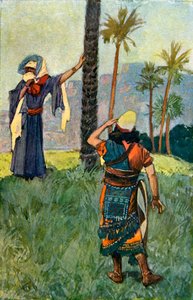 Deborah onder de palmboom door J James Tissot - Bijbel
