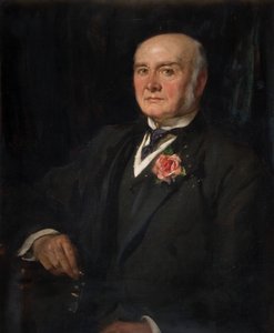 Portret van wethouder Edward Lawley Parker