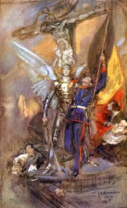 Sint-Michiel van België door J.J. Shannon