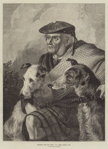 Wachten op het schot, in de Dudley Gallery door James Jnr Hardy