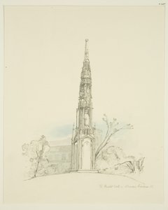 Bristol High Cross in Stourhead Gardens door James Johnson