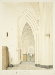Noordbeuk van St Mary Redcliffe, kijkend naar het oosten