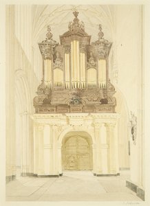 Orgel en orgelgalerij van St Mary Redcliffe door James Johnson
