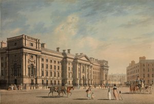 Trinity College, College Green, Dublin door James Malton