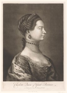 Portret van Charlotte van Mecklenburg